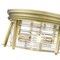 Z-Lite Cape Harbor 2 Light Flush Mount, Rubbed Brass & Clear 491F2-RB - alternate 3